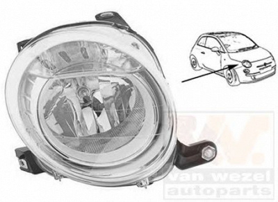 VAN WEZEL 1604964m -  Основная фара